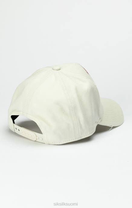 SikSilk ecru varsity trucker lippis sukupuolineutraali 6LR8228 lisävaruste