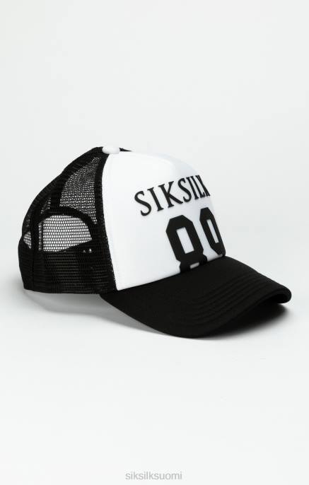 SikSilk musta 89 vaahtomuoviverkkotrukkilakka sukupuolineutraali 6LR8249 lisävaruste