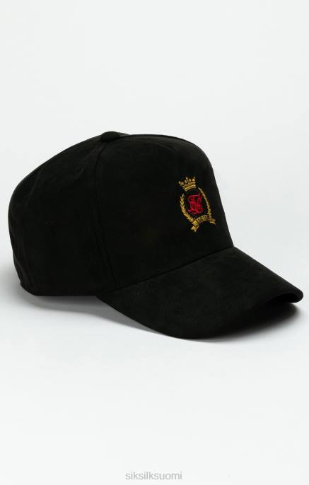 SikSilk musta crest trucker lippis sukupuolineutraali 6LR8226 lisävaruste