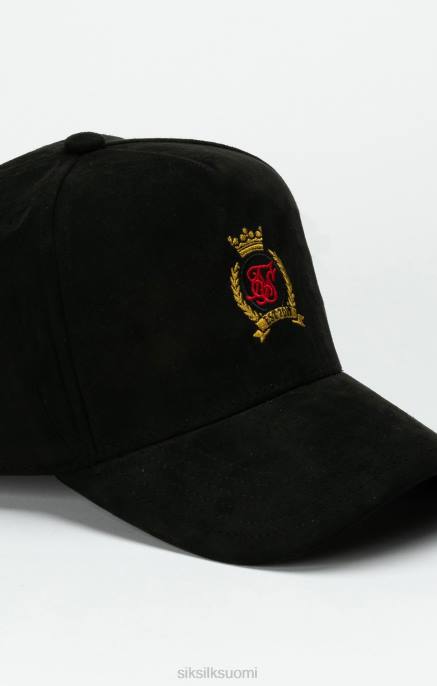 SikSilk musta crest trucker lippis sukupuolineutraali 6LR8226 lisävaruste