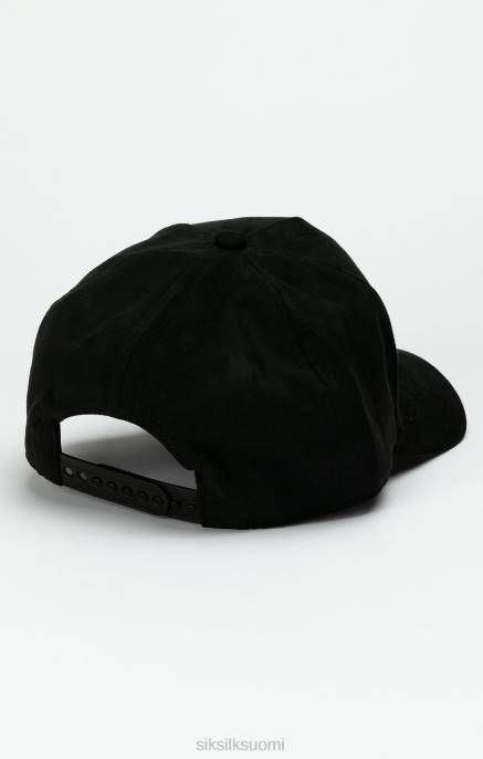 SikSilk musta crest trucker lippis sukupuolineutraali 6LR8226 lisävaruste
