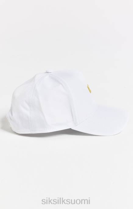 SikSilk valkoinen infinity nylon trucker lippis sukupuolineutraali 6LR8243 lisävaruste