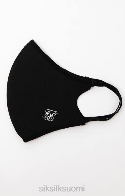 SikSilk musta pakkaus, jossa 3 kasvovoidetta sukupuolineutraali 6LR8239 lisävaruste