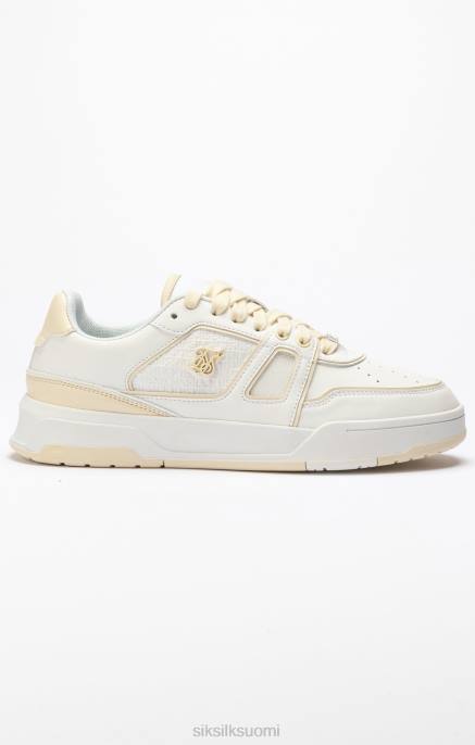 SikSilk ecru low top court trainer miehet 6LR813 jalkineet