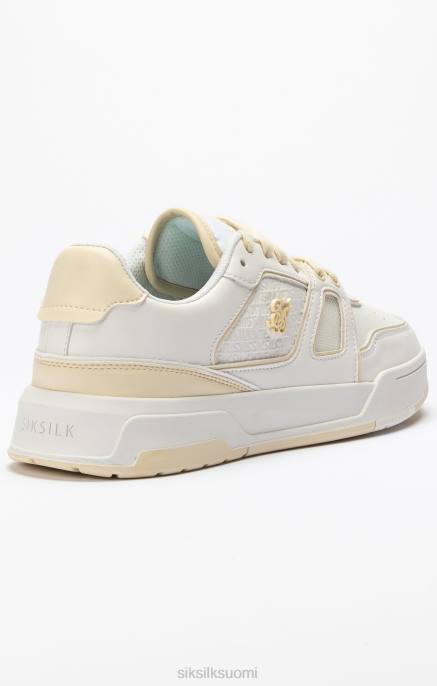 SikSilk ecru low top court trainer miehet 6LR813 jalkineet