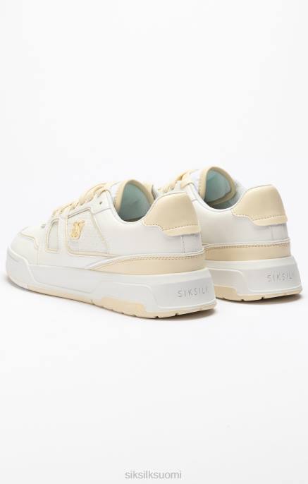 SikSilk ecru low top court trainer miehet 6LR813 jalkineet