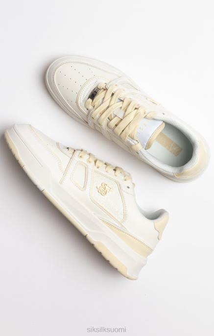 SikSilk ecru low top court trainer miehet 6LR813 jalkineet