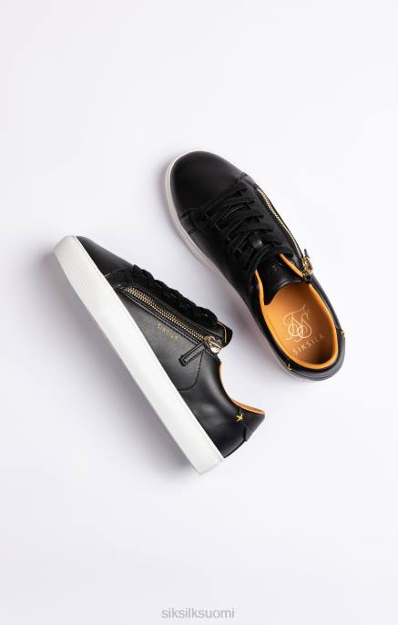 SikSilk musta klassinen tennari toiminnallisella vetoketjulla miehet 6LR85 jalkineet