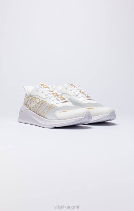 SikSilk valkoinen mako suorituskyky juoksulenkki miehet 6LR820 jalkineet