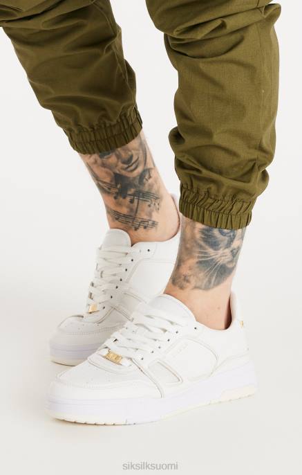 SikSilk valkoinen matalavartinen kenttätreeni miehet 6LR814 jalkineet