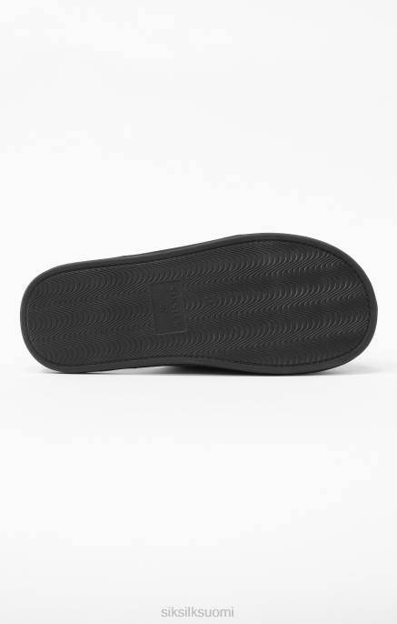 SikSilk x messi mustat tossut miehet 6LR823 jalkineet