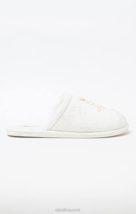 SikSilk x messi valkoiset tossut miehet 6LR88 jalkineet