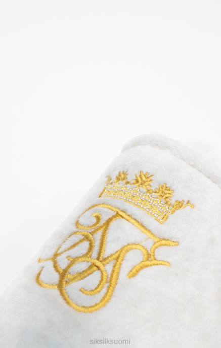 SikSilk x messi valkoiset tossut miehet 6LR88 jalkineet