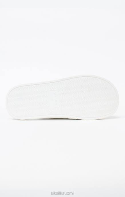 SikSilk x messi valkoiset tossut miehet 6LR88 jalkineet