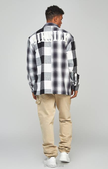 SikSilk ekru suoraan istuva puuseppäfarkku miehet 6LR8555 vaatteet