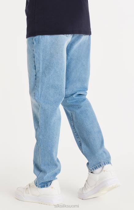 SikSilk sininen suoramallinen denim miehet 6LR8548 vaatteet