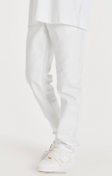 SikSilk valkoinen suoramallinen denim miehet 6LR8547 vaatteet
