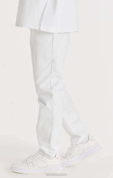 SikSilk valkoinen suoramallinen denim miehet 6LR8547 vaatteet