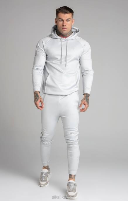 SikSilk harmaa kirjailtu paneeli hihansuut housut miehet 6LR8506 vaatteet