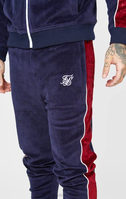 SikSilk laivastonsiniset veluuriverhoushousut miehet 6LR8521 vaatteet