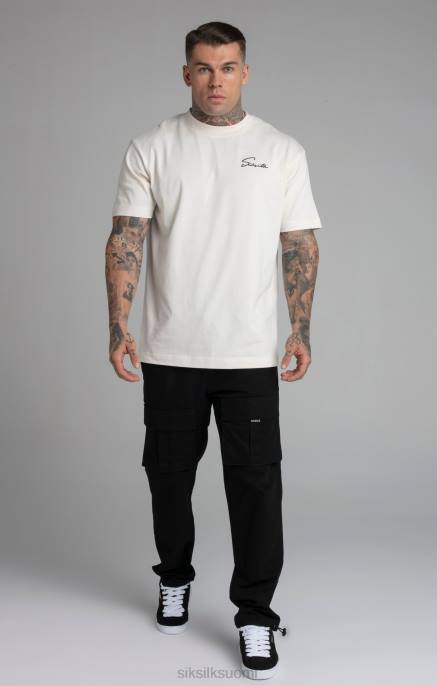 SikSilk mustat ripstop cargo housut miehet 6LR8512 vaatteet
