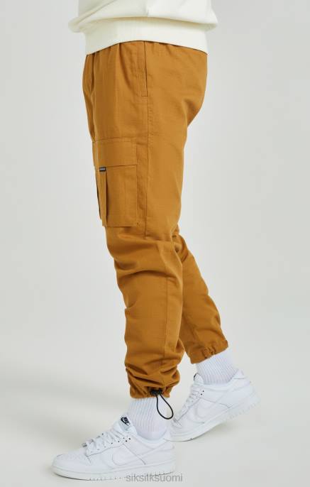 SikSilk tan ripstop cargo housut miehet 6LR8513 vaatteet