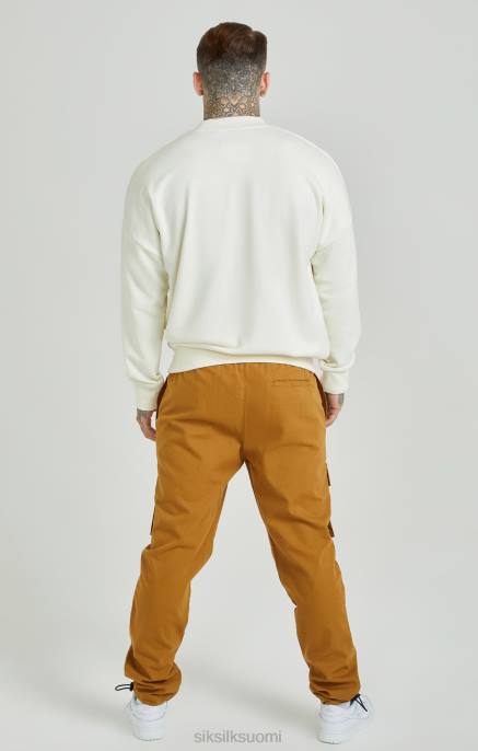 SikSilk tan ripstop cargo housut miehet 6LR8513 vaatteet
