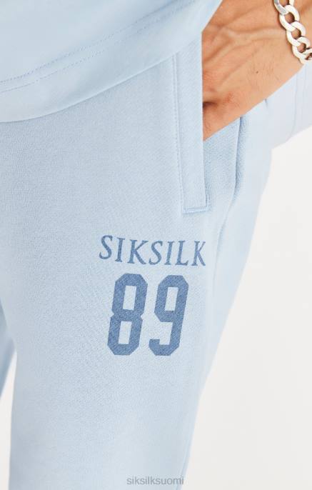 SikSilk sininen rento istuvuus ranneke jogger miehet 6LR8536 vaatteet