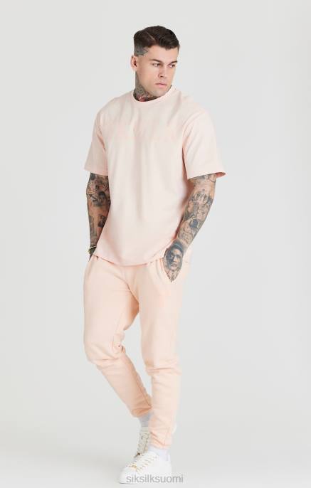 SikSilk vaaleanpunainen rento istuvuus ranneke jogger miehet 6LR8534 vaatteet