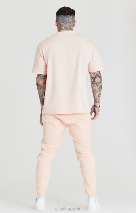 SikSilk vaaleanpunainen rento istuvuus ranneke jogger miehet 6LR8534 vaatteet