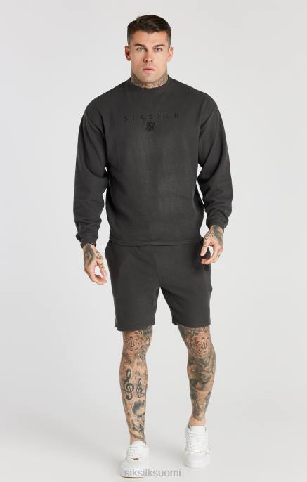 SikSilk harmaa kylkiluun rento lyhyt miehet 6LR8599 vaatteet