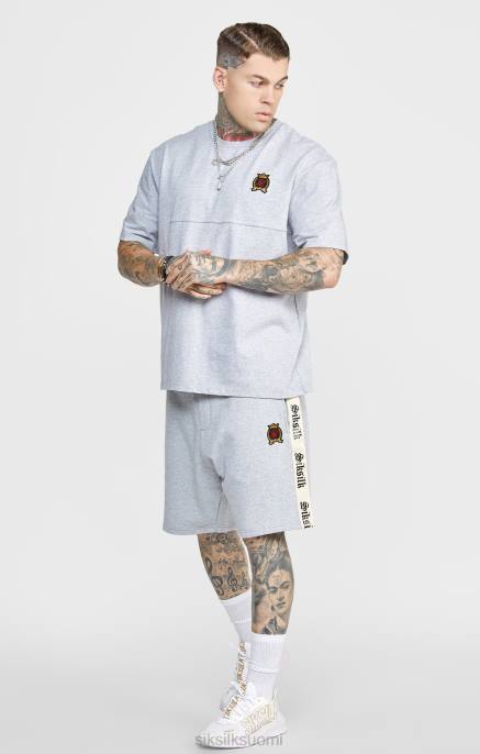 SikSilk harmaa lyhyt goottilainen sivuteippi miehet 6LR8569 vaatteet