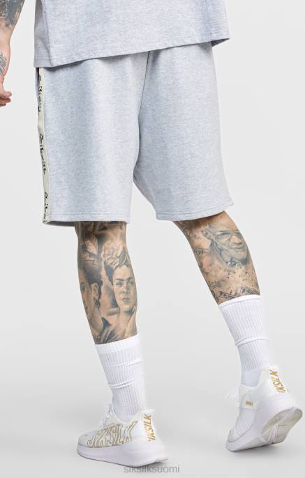 SikSilk harmaa lyhyt goottilainen sivuteippi miehet 6LR8569 vaatteet