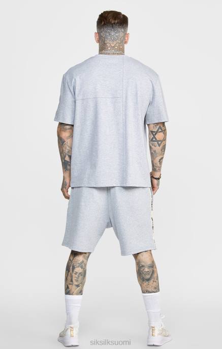 SikSilk harmaa lyhyt goottilainen sivuteippi miehet 6LR8569 vaatteet