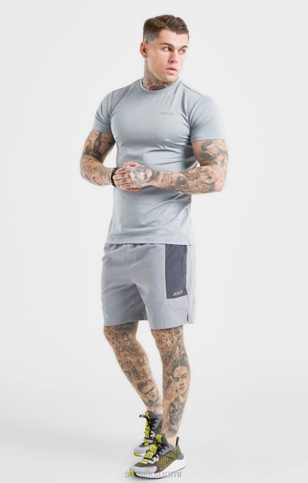 SikSilk harmaa urheilumereli lyhyeksi kudottu miehet 6LR8565 vaatteet