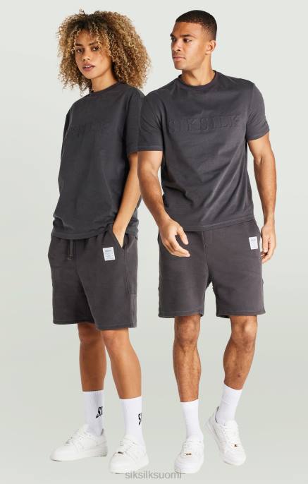 SikSilk musta Foundation jogger short miehet 6LR8602 vaatteet