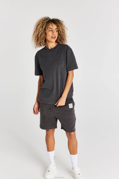 SikSilk musta Foundation jogger short miehet 6LR8602 vaatteet