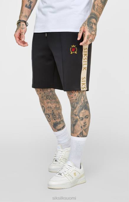 SikSilk musta harja lyhyt miehet 6LR8577 vaatteet