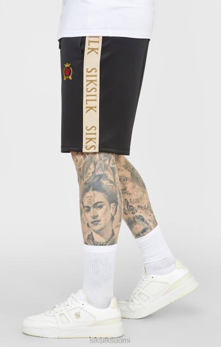 SikSilk musta harja lyhyt miehet 6LR8577 vaatteet