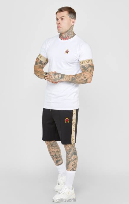 SikSilk musta harja lyhyt miehet 6LR8577 vaatteet