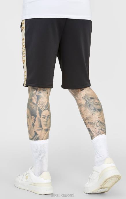 SikSilk musta harja lyhyt miehet 6LR8577 vaatteet