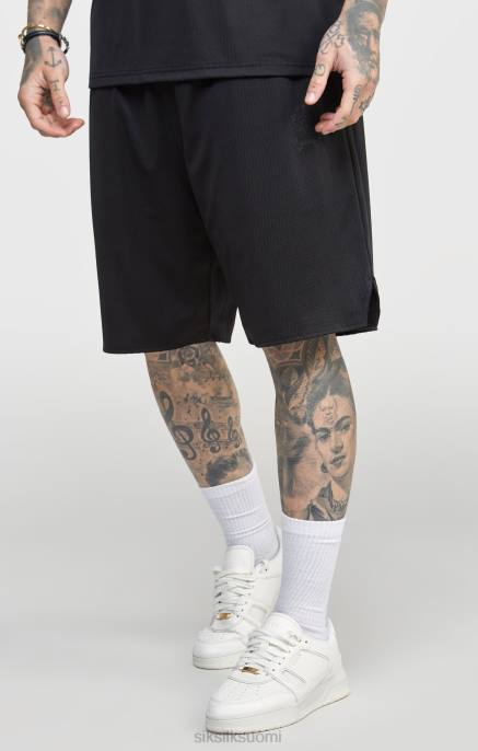 SikSilk musta mesh löysä malli miehet 6LR8570 vaatteet