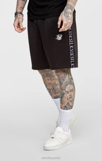 SikSilk musta teipattu lyhyt miehet 6LR8611 vaatteet