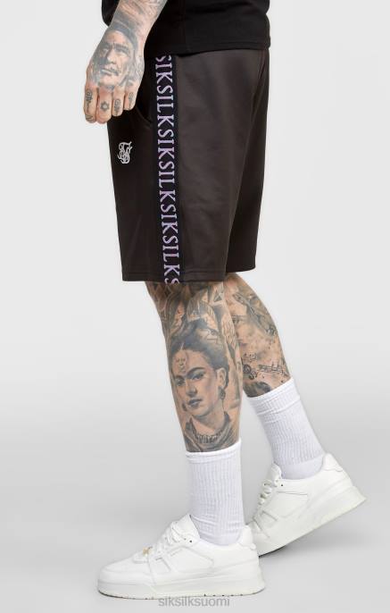 SikSilk musta teipattu lyhyt miehet 6LR8611 vaatteet