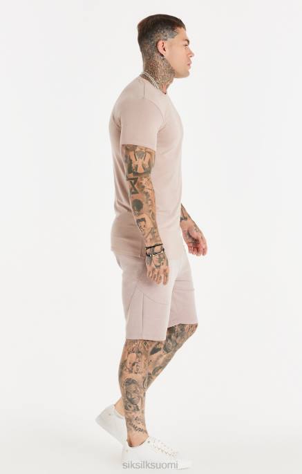 SikSilk pinkki pesty kuvioitu lyhyt miehet 6LR8572 vaatteet