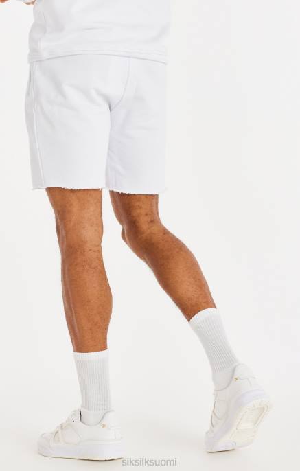 SikSilk rento lento raakahelma shortsit - valkoiset miehet 6LR8589 vaatteet