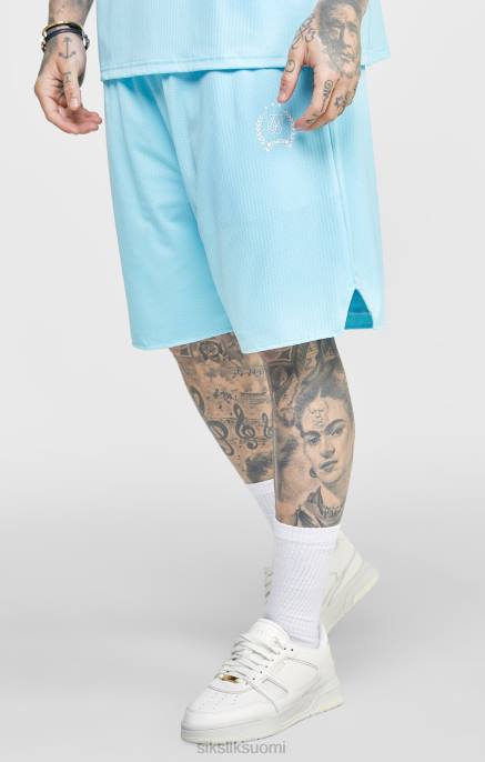 SikSilk sininen mesh löysä malli miehet 6LR8575 vaatteet