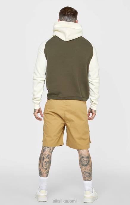 SikSilk tan ripstop cargo short miehet 6LR8585 vaatteet