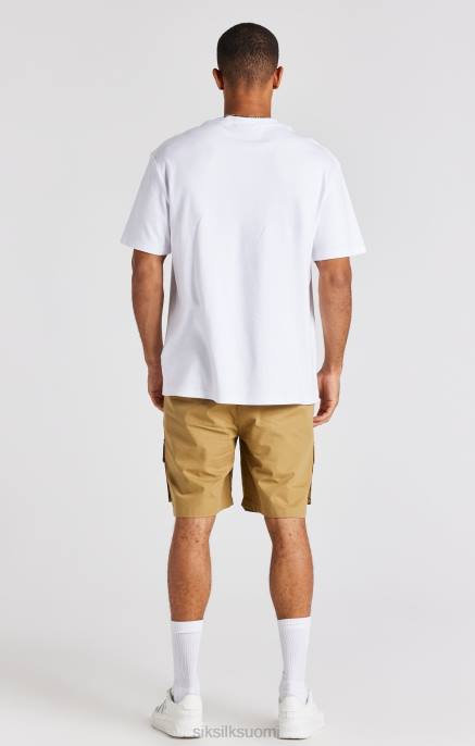 SikSilk tan ripstop cargo short miehet 6LR8585 vaatteet