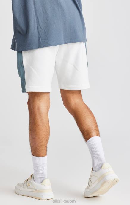 SikSilk valkoinen ruusu brodeerattu lyhyt miehet 6LR8584 vaatteet